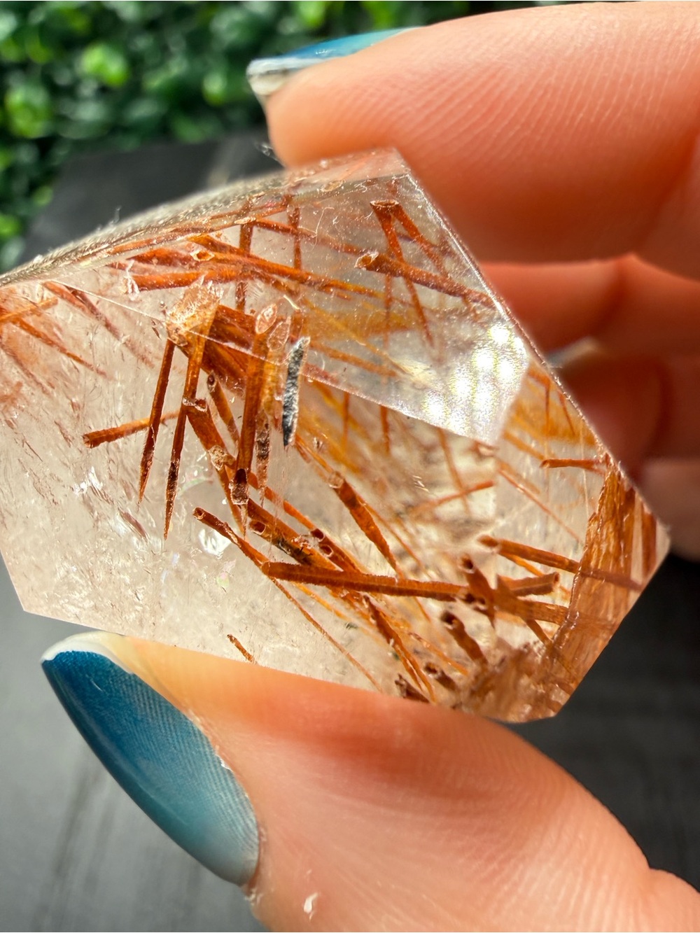 Red Rutilated Quartz Freeform - Picture 10 of 10